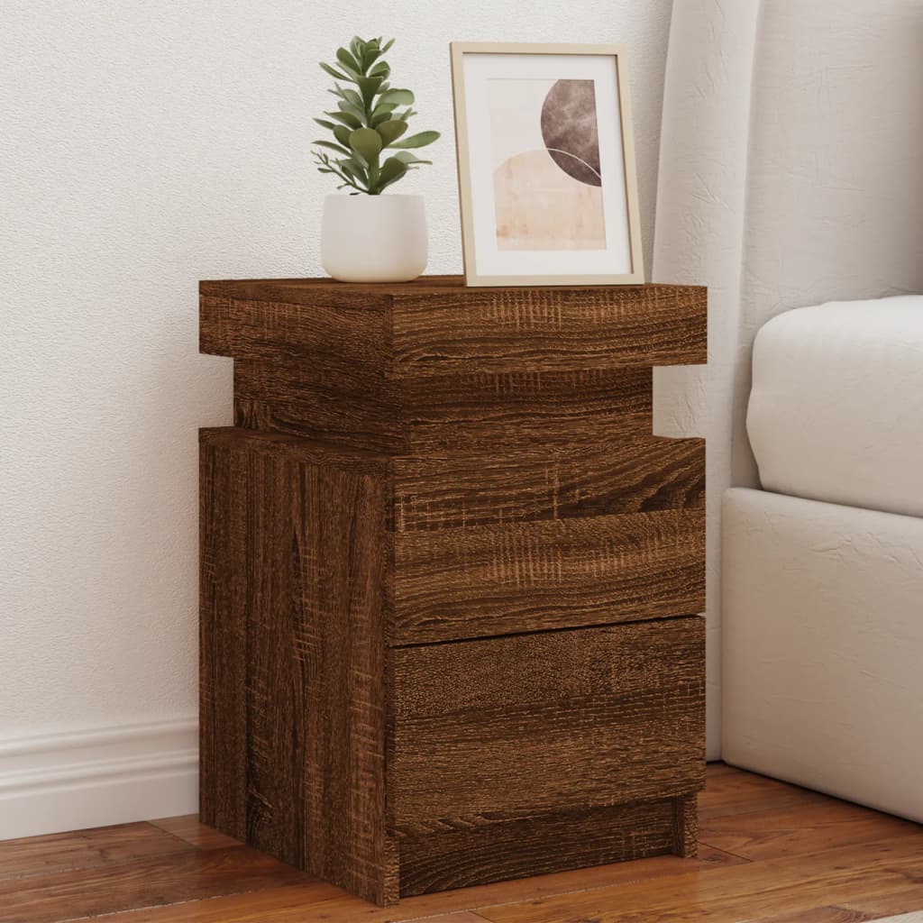 Noptieră Cu Lumini Led, , 35X39X55 Cm