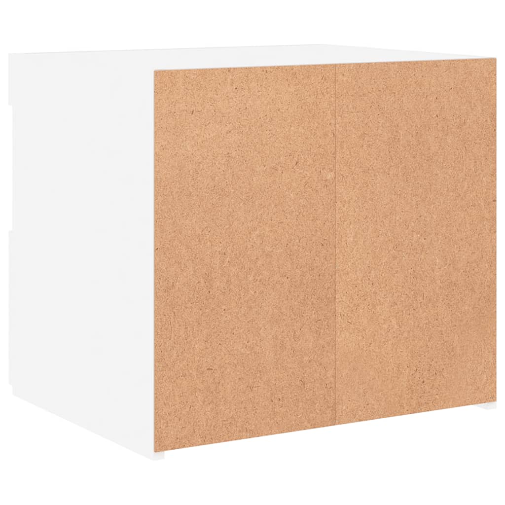 Noptiere Cu Lumini Led, 2 Buc., , 50X40X45 Cm