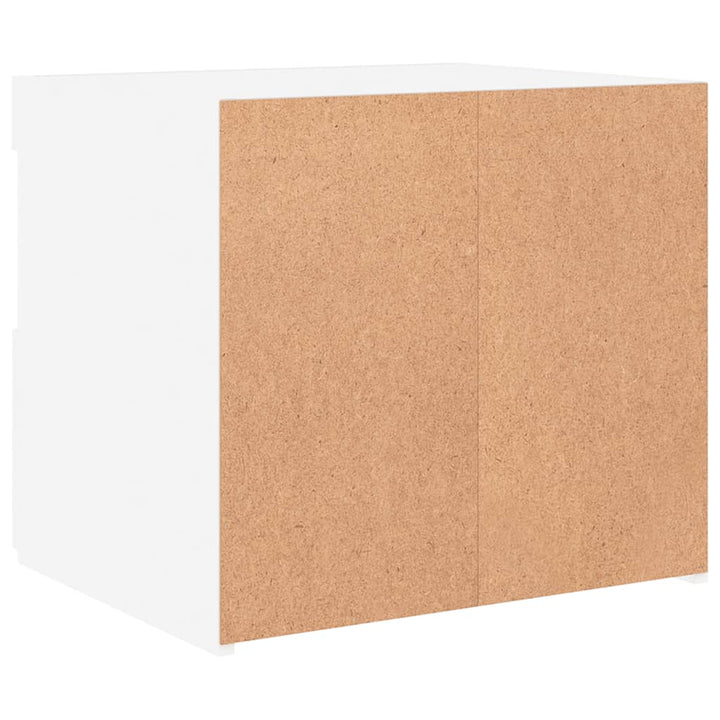 Noptiere Cu Lumini Led, 2 Buc., , 50X40X45 Cm