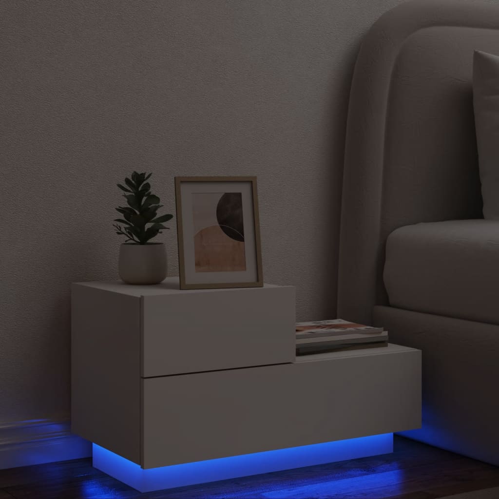 Noptieră Cu Lumini Led, , 70X36X40,5 Cm
