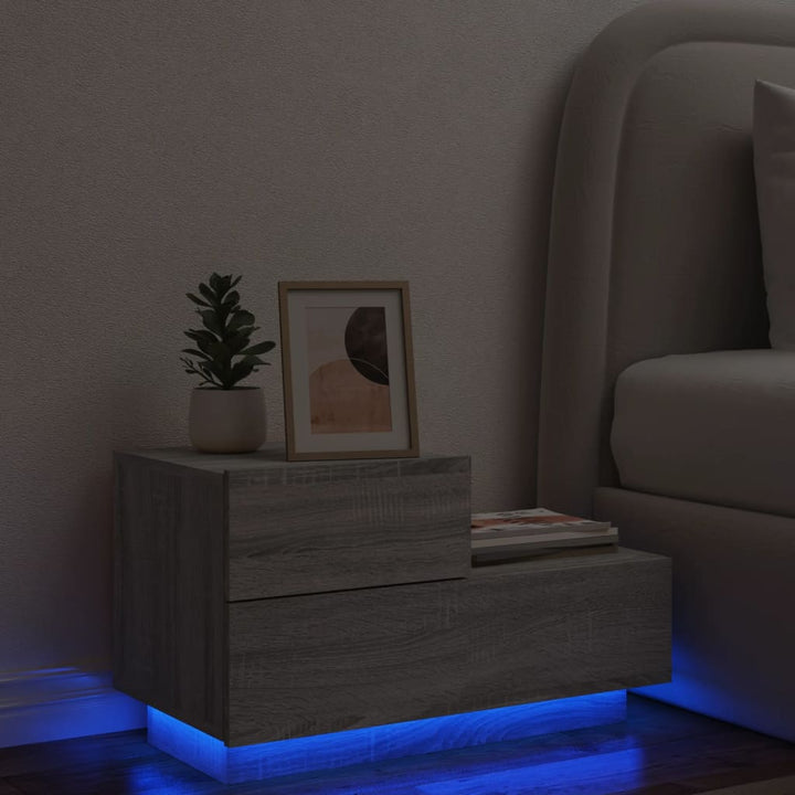 Noptieră Cu Lumini Led, , 70X36X40,5 Cm