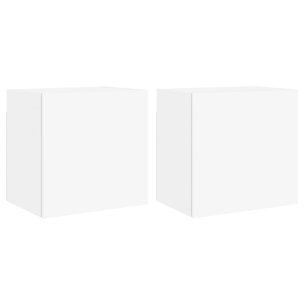 Comode Tv De Perete, 2 Buc., , 40,5X30X, Lemn Prelucrat