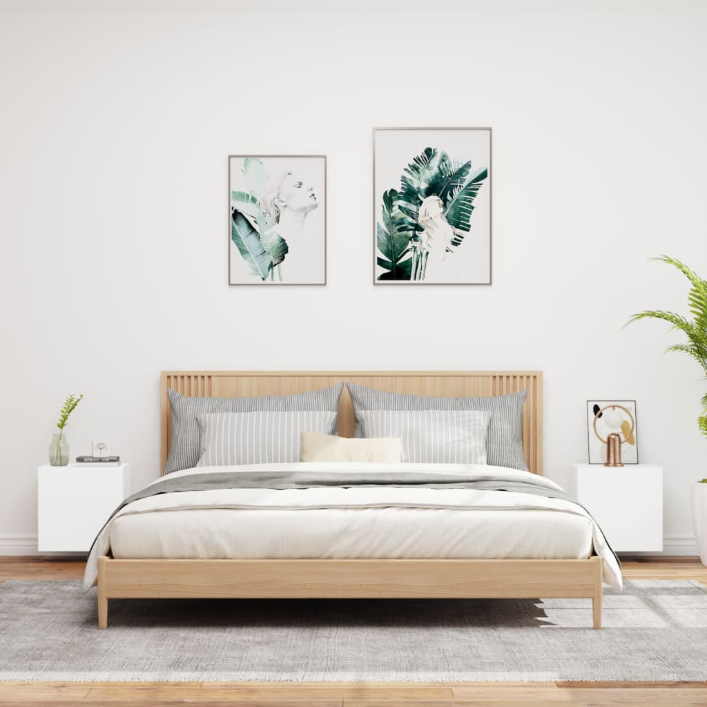 Comode Tv De Perete, 2 Buc., , 40,5X30X, Lemn Prelucrat