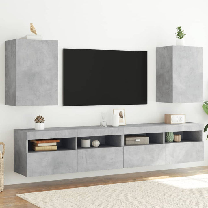 Comode Tv De Perete, 2 Buc., , 40,5X30X, Lemn Prelucrat