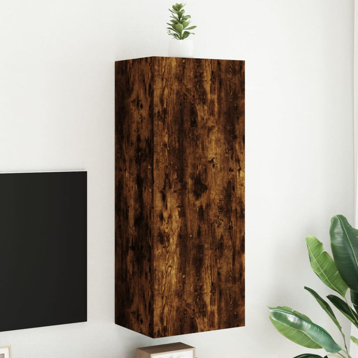 Comode Tv De Perete, 2 Buc., , 40,5X30X, Lemn Prelucrat