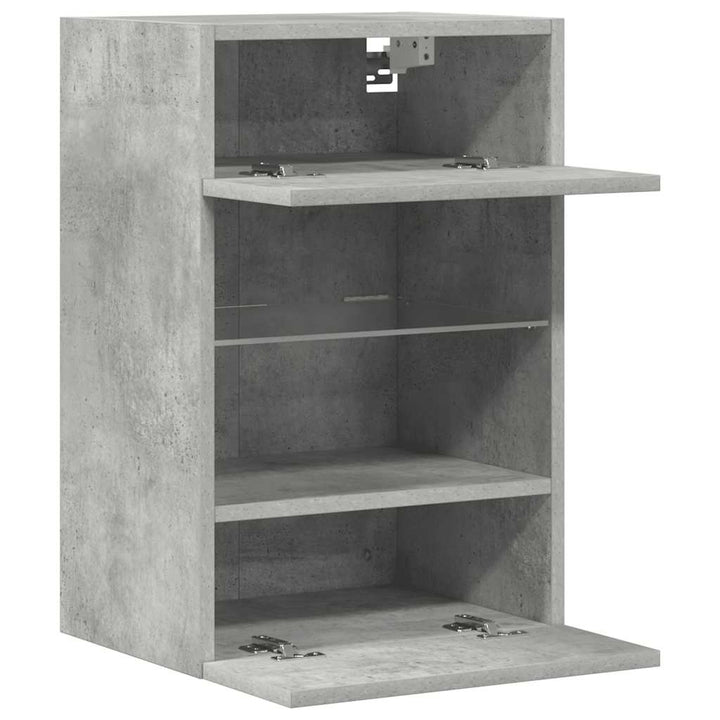 Comode Tv De Perete Cu Lumini Led 2 Buc. 40X30X60,5Cm