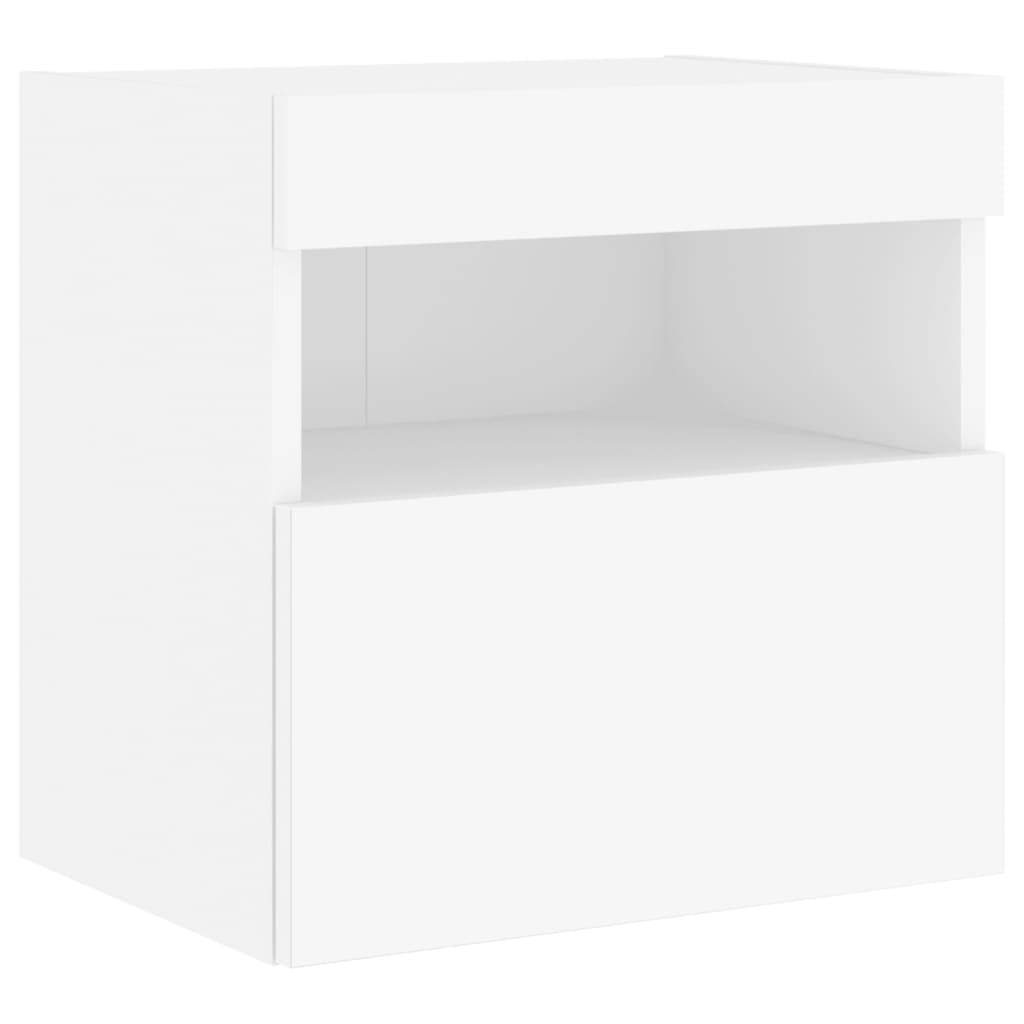 Comodă Tv De Perete Cu Lumini Led, , 40X30X