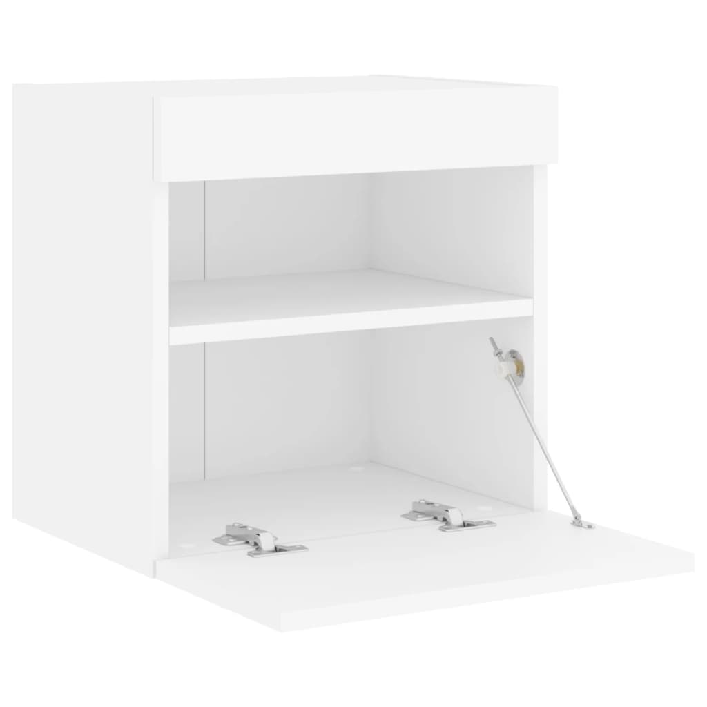 Comodă Tv De Perete Cu Lumini Led, , 40X30X