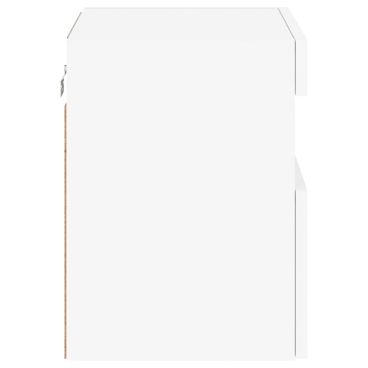 Comodă Tv De Perete Cu Lumini Led, , 40X30X