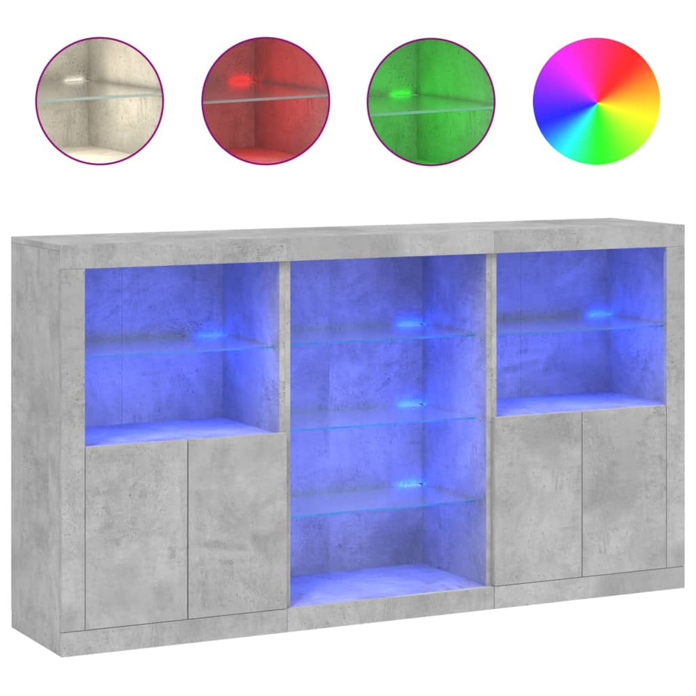 Servantă Cu Lumini Led, , 181,5X37X100 Cm