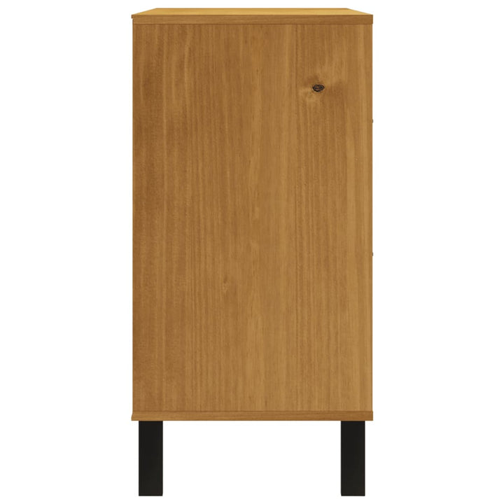 Dulap Cu Sertar „Flam” 110X40X80 Cm, Lemn Masiv De Pin