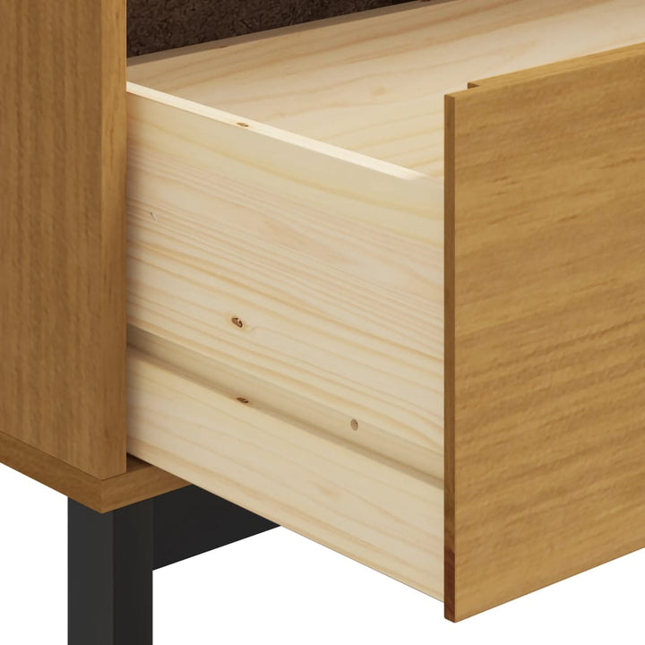 Dulap Cu Sertar „Flam” 110X40X80 Cm, Lemn Masiv De Pin