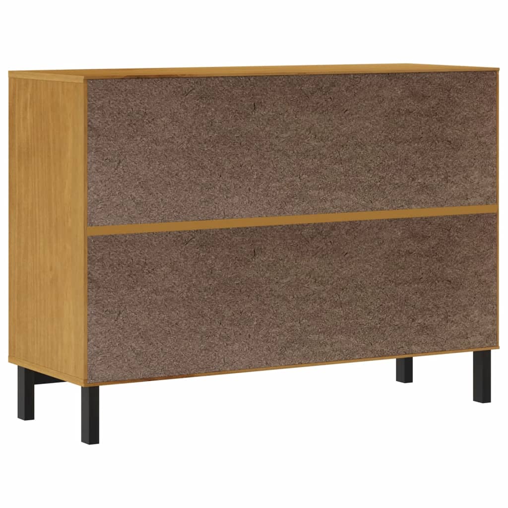 Dulap Cu Sertar „Flam” 110X40X80 Cm, Lemn Masiv De Pin