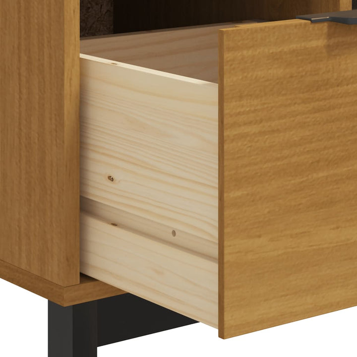 Dulap Cu Sertar „Flam” 110X40X80 Cm, Lemn Masiv De Pin