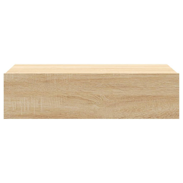 Comodă Tv Cu Lumini Led, , 60X35X15,5 Cm Stejar Sonoma