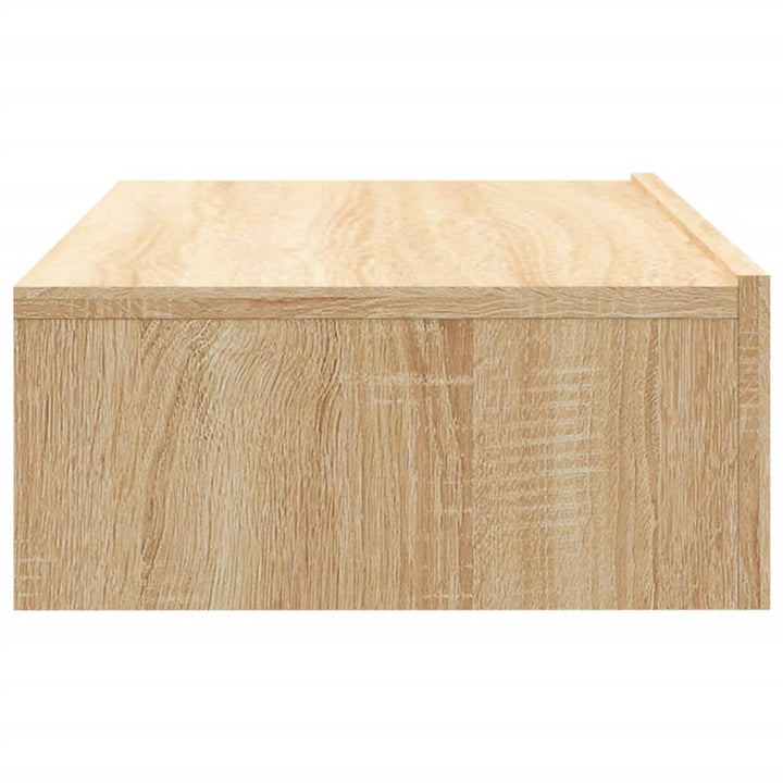 Comodă Tv Cu Lumini Led, , 60X35X15,5 Cm Stejar Sonoma