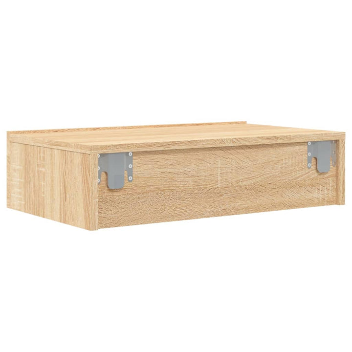 Comodă Tv Cu Lumini Led, , 60X35X15,5 Cm Stejar Sonoma