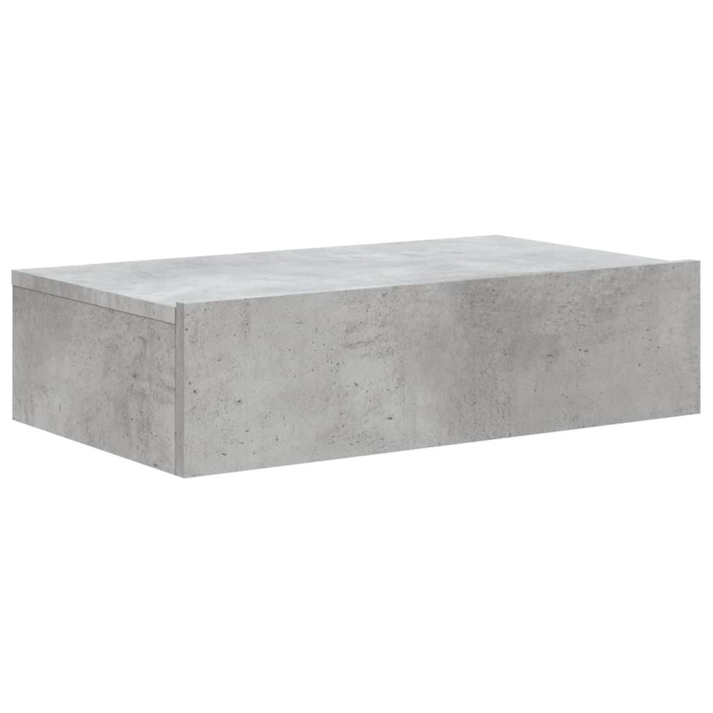 Comodă Tv Cu Lumini Led, , 60X35X15,5 Cm Gri Beton