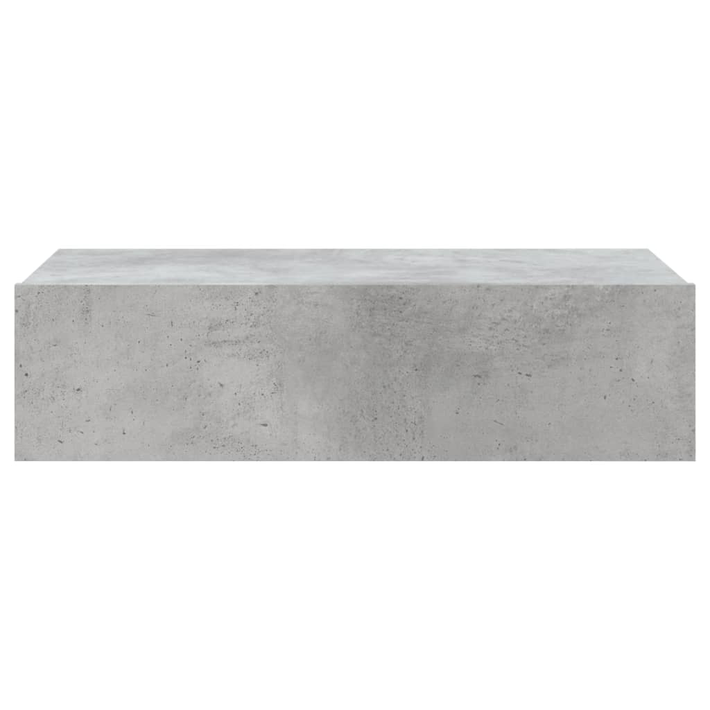 Comodă Tv Cu Lumini Led, , 60X35X15,5 Cm Gri Beton