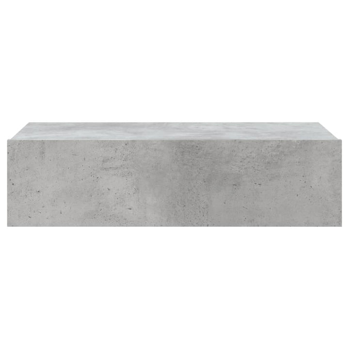 Comodă Tv Cu Lumini Led, , 60X35X15,5 Cm Gri Beton