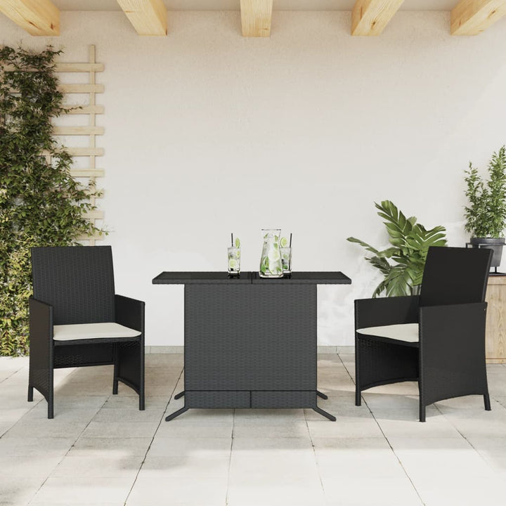 Set Bistro Cu Perne, 3 Piese, , Poliratan