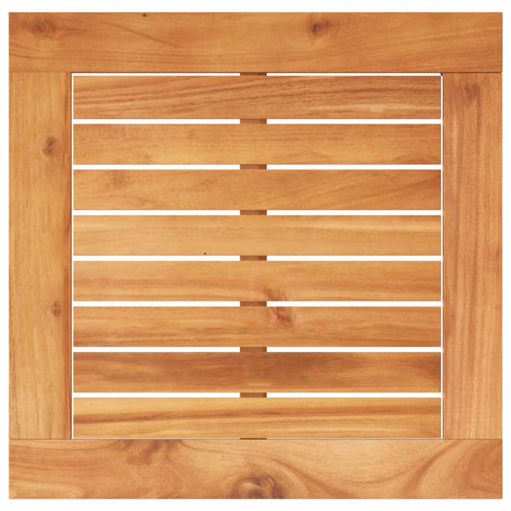 Set Mobilier Bistro, 3 Piese, Poliratan /Lemn De Acacia