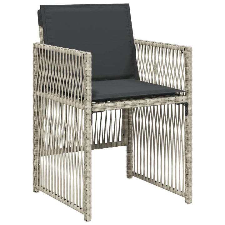 Set Mobilier De Grădină Cu Perne 11 Piese Poliratan