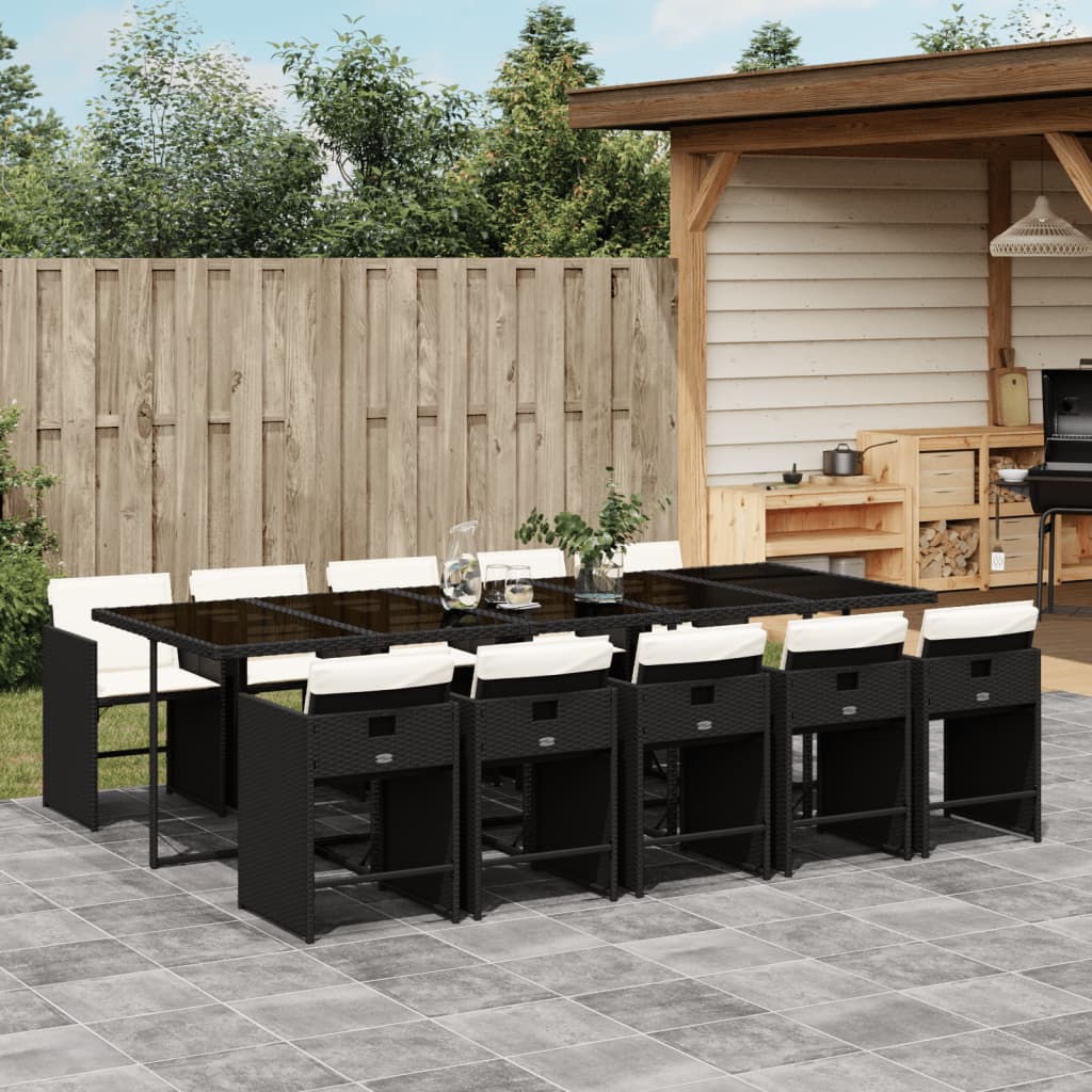 Set Mobilier De Grădină Cu Perne, 5 Piese Poliratan