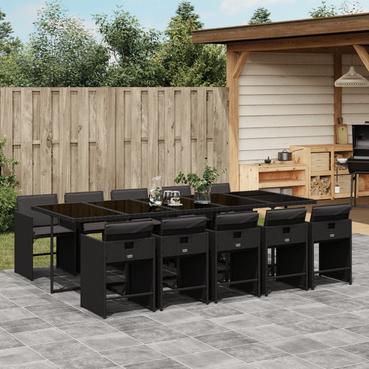 Set Mobilier De Grădină Cu Perne, 5 Piese Poliratan