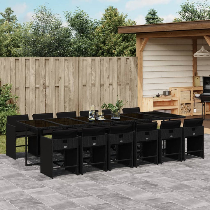 Set Mobilier De Grădină Cu Perne, 5 Piese Poliratan
