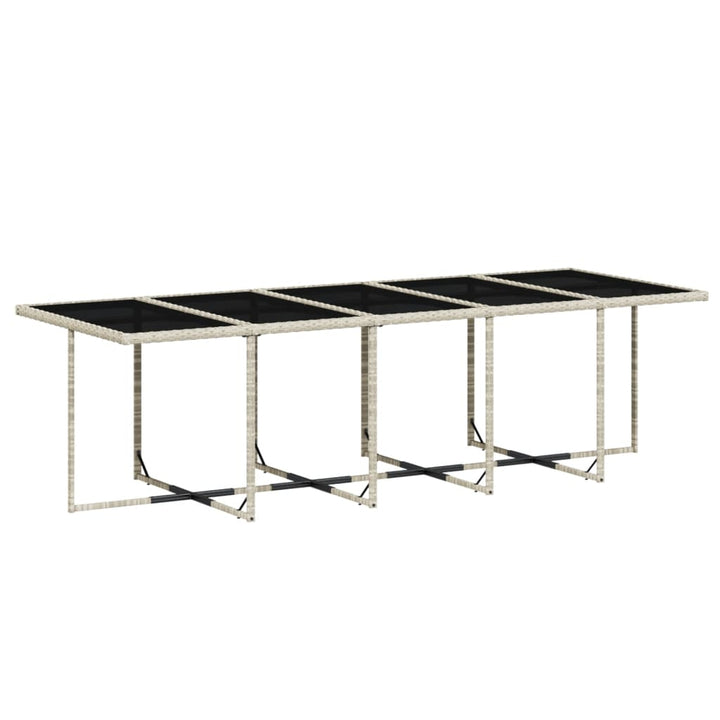 Set Mobilier De Grădină Cu Perne 15 Piese Poliratan