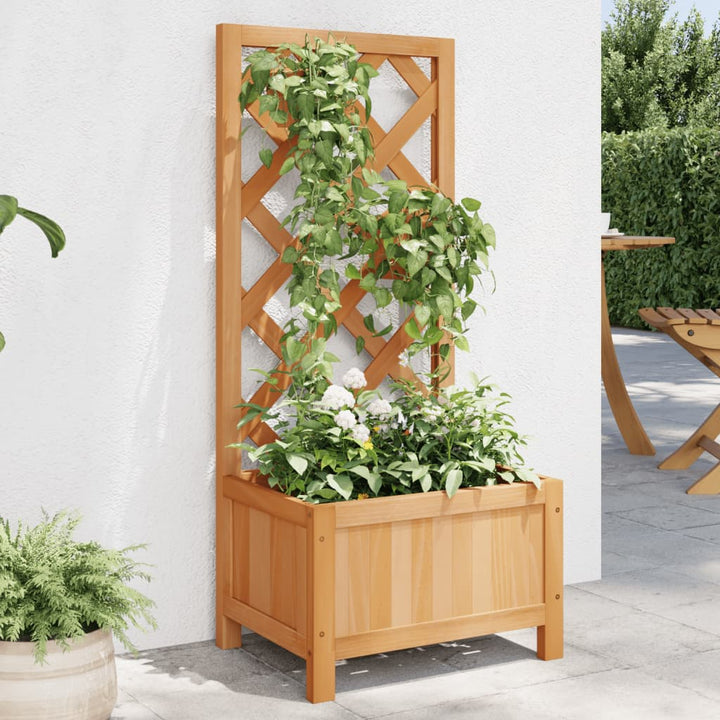 Jardinieră Cu Spalier, , Lemn Masiv De Brad