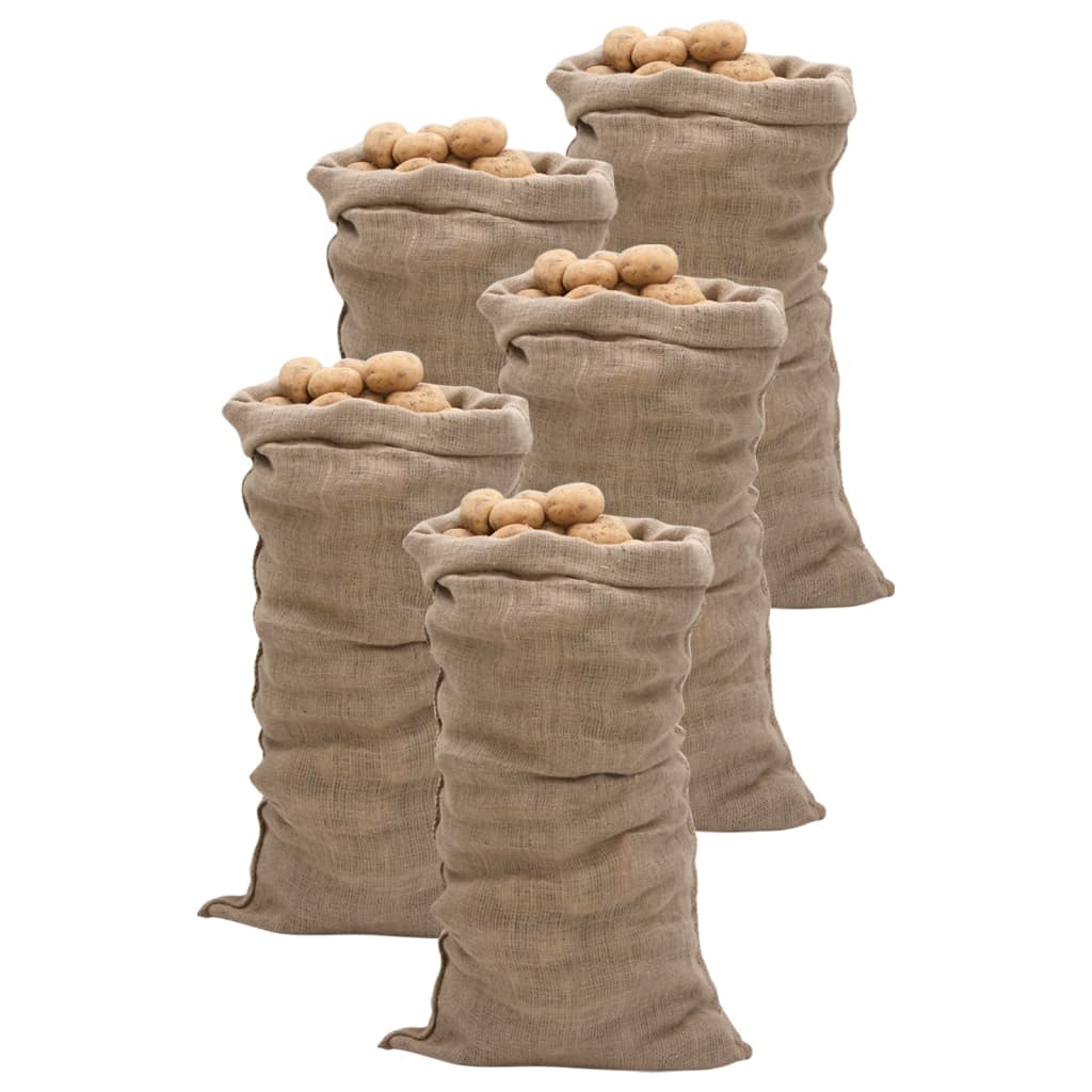 Saci De Iută, 5 Buc.,100%, , Iută 100%, 220 G/M²