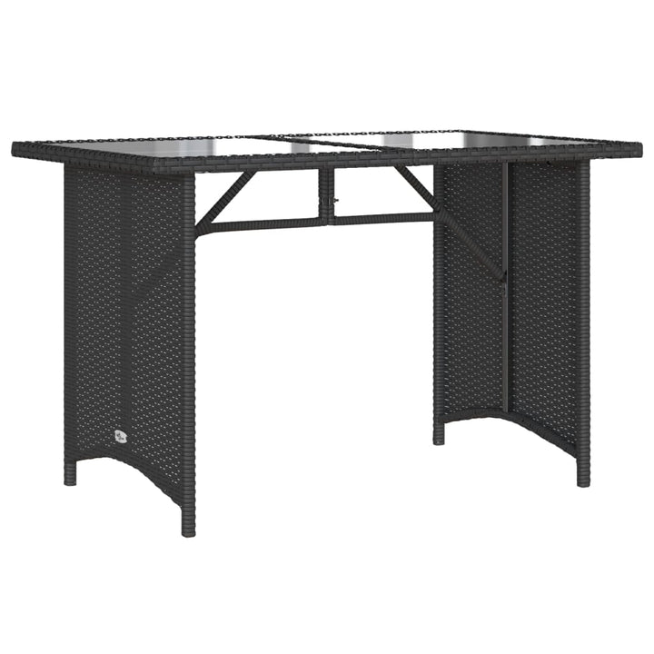 Set Mobilier De Grădină Cu Perne, 2 Piese, Negru, Poliratan