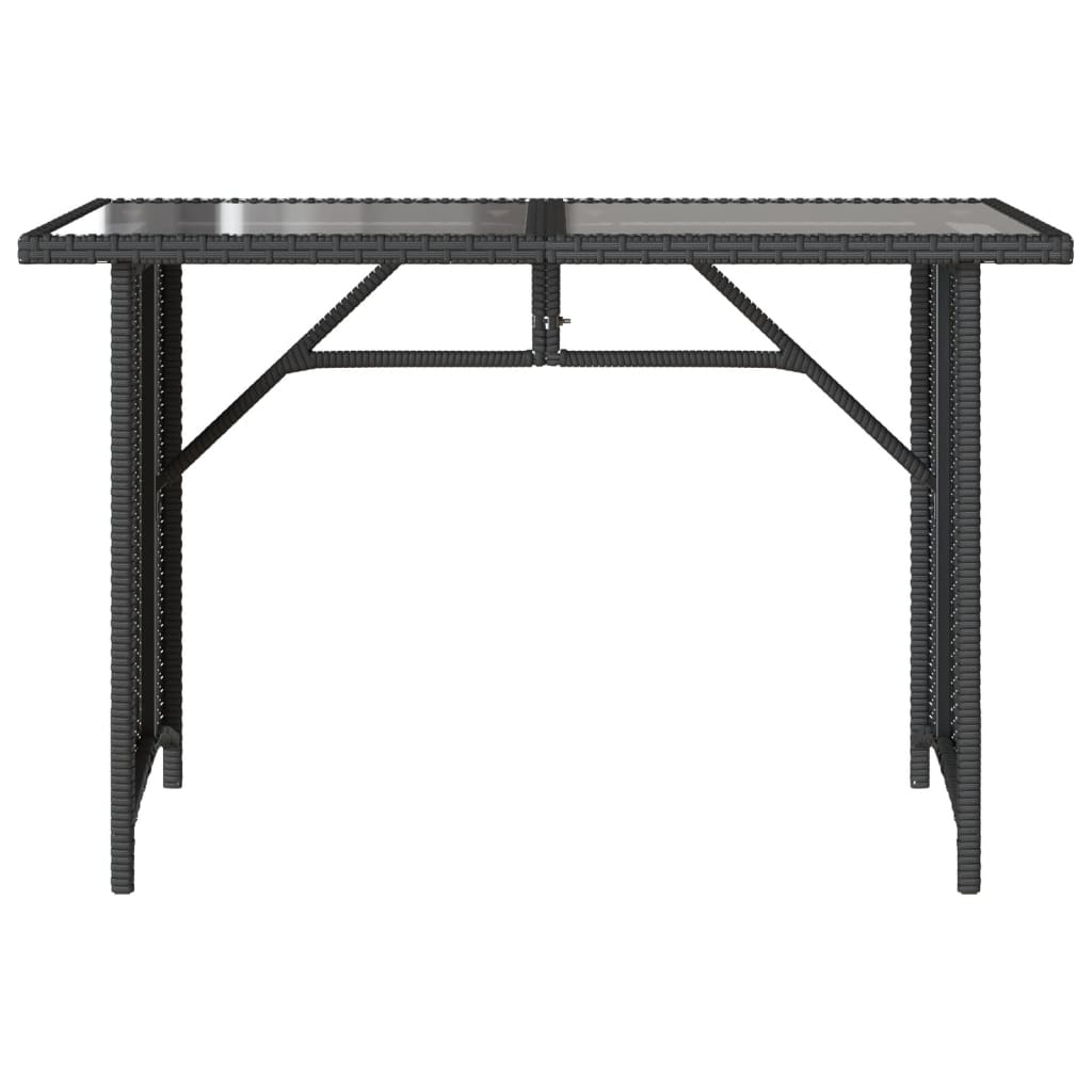 Set Mobilier De Grădină Cu Perne, 2 Piese, Negru, Poliratan