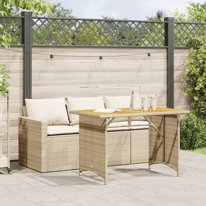 Set Mobilier De Grădină Cu Perne, 2 Piese, Negru, Poliratan