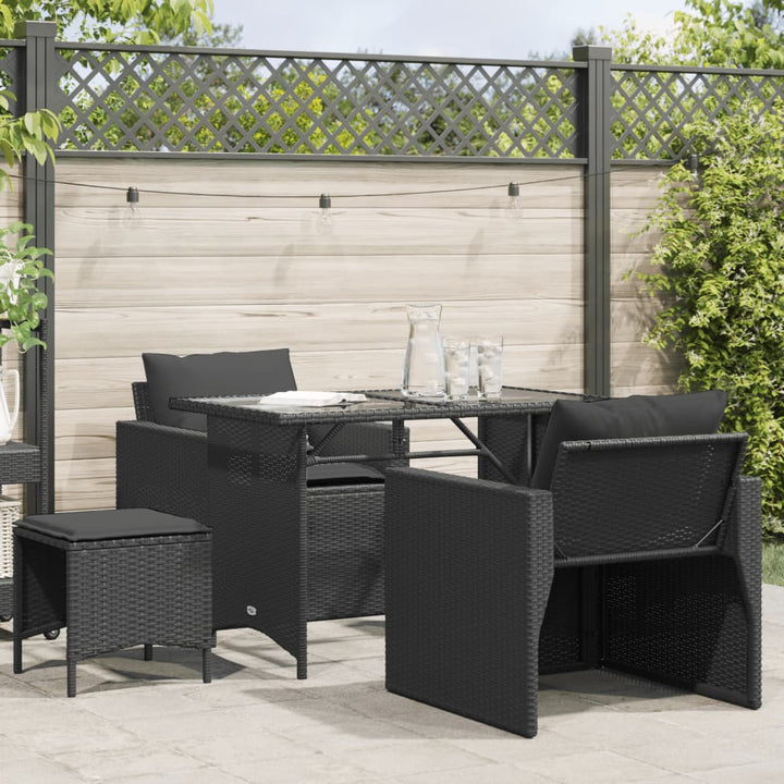 Set Canapele De Grădină, 4 Piese, Cu Perne, , Poliratan