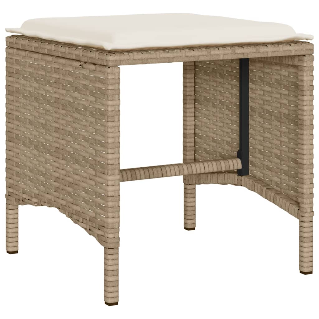 Set Canapele De Grădină, 4 Piese, Cu Perne, , Poliratan