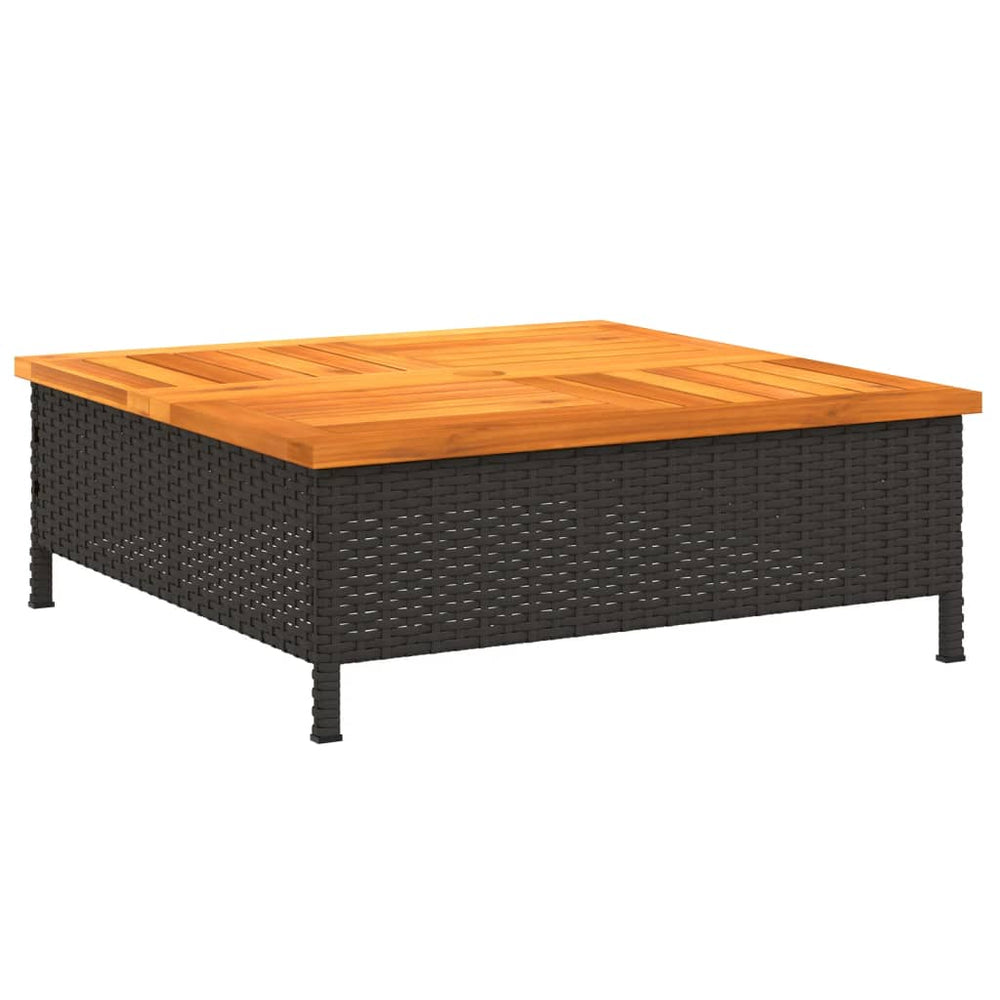 Mască Suport Umbrelă De Soare 70X70X25Cm Poliratan/Acacia