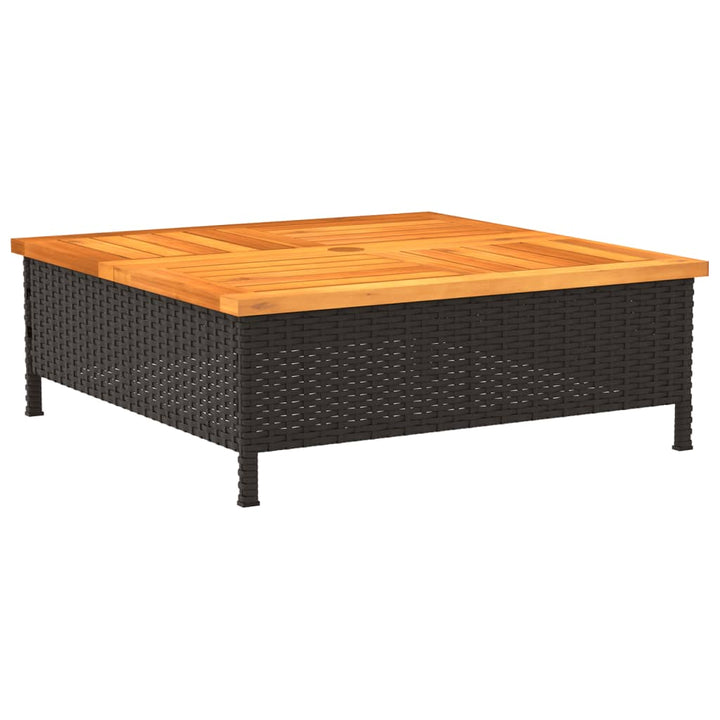 Mască Suport Umbrelă De Soare 70X70X25Cm Poliratan/Acacia