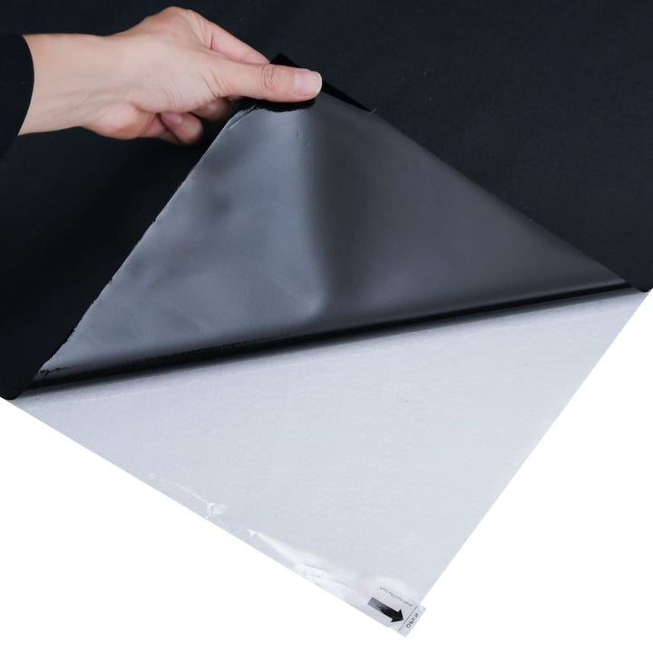 Folie Pentru Fereastră Statică, Negru Mat, , Pvc