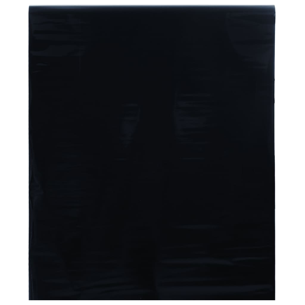 Folie Pentru Fereastră Statică, Negru Mat, , Pvc