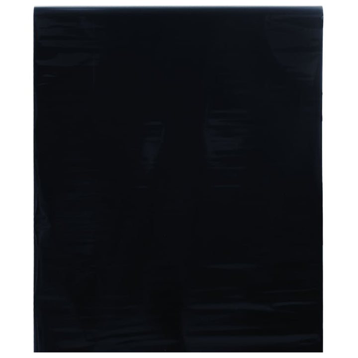 Folie Pentru Fereastră Statică, Negru Mat, , Pvc
