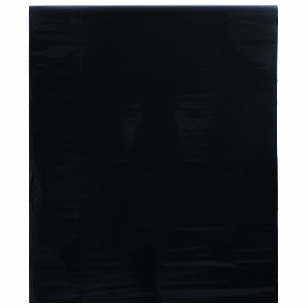 Folie Pentru Fereastră Statică, Negru Mat, , Pvc