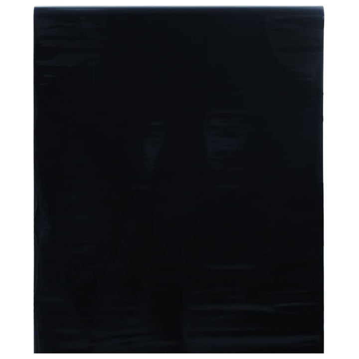 Folie Pentru Fereastră Statică, Negru Mat, , Pvc