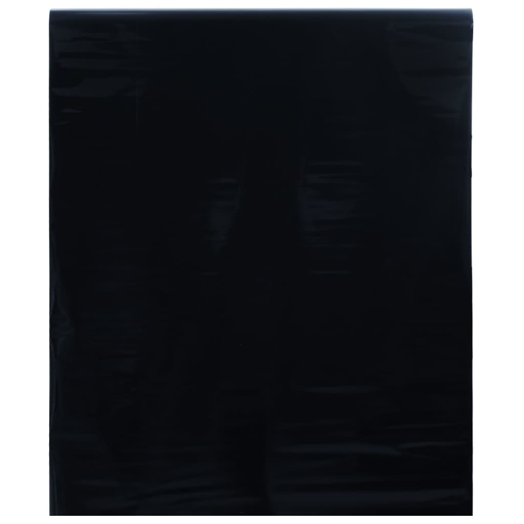 Folie Pentru Fereastră Statică, Negru Mat, , Pvc
