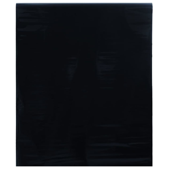 Folie Pentru Fereastră Statică, Negru Mat, , Pvc