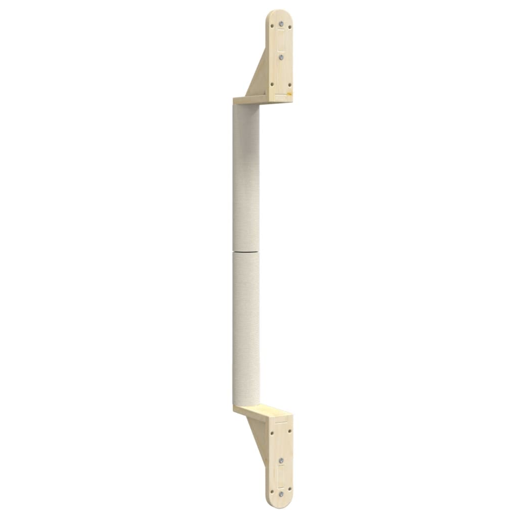 Ansamblu Zgâriat Pentru Pisici, Montat Pe Perete, 109 Cm Sisal
