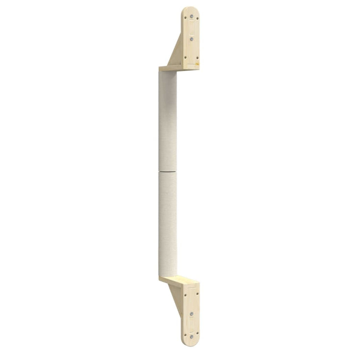 Ansamblu Zgâriat Pentru Pisici, Montat Pe Perete, 109 Cm Sisal