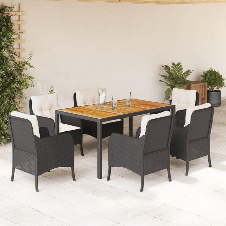 Set Mobilier De Grădină Cu Perne, 5 Piese, , Poliratan